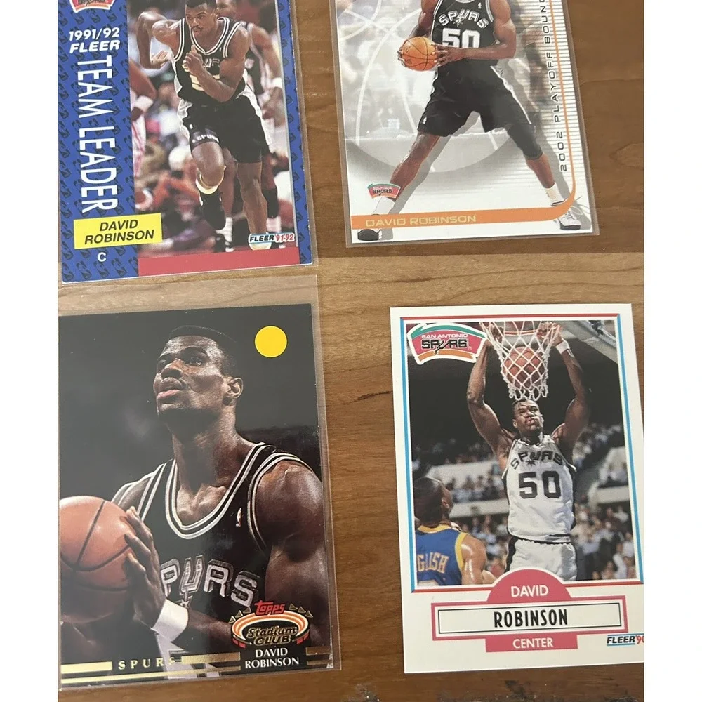 Varied Lot of 15 Basketball Cards David Robinson San Antonio Spurs (Z2)